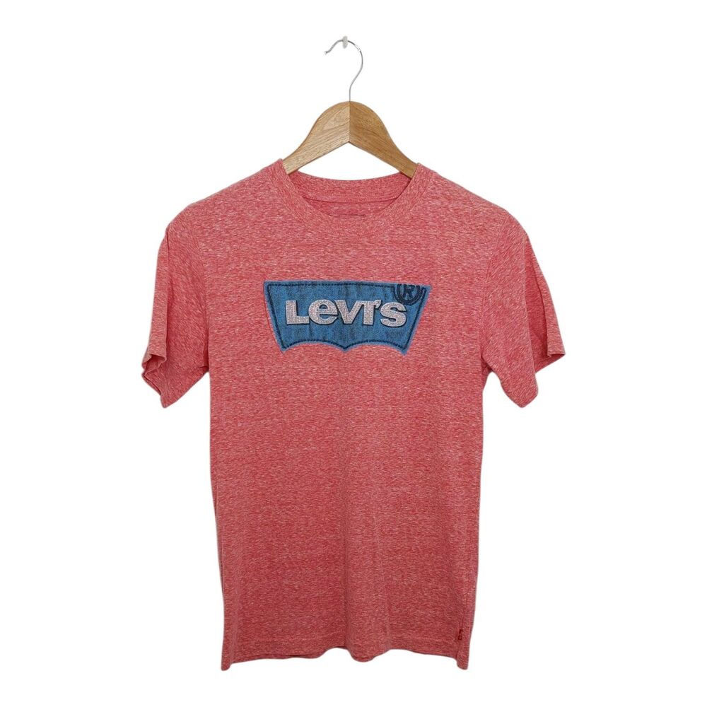 Levi's Shirt Youth Size Large 12 - 13 years Kids Boy or Girl Heather Red Logo
